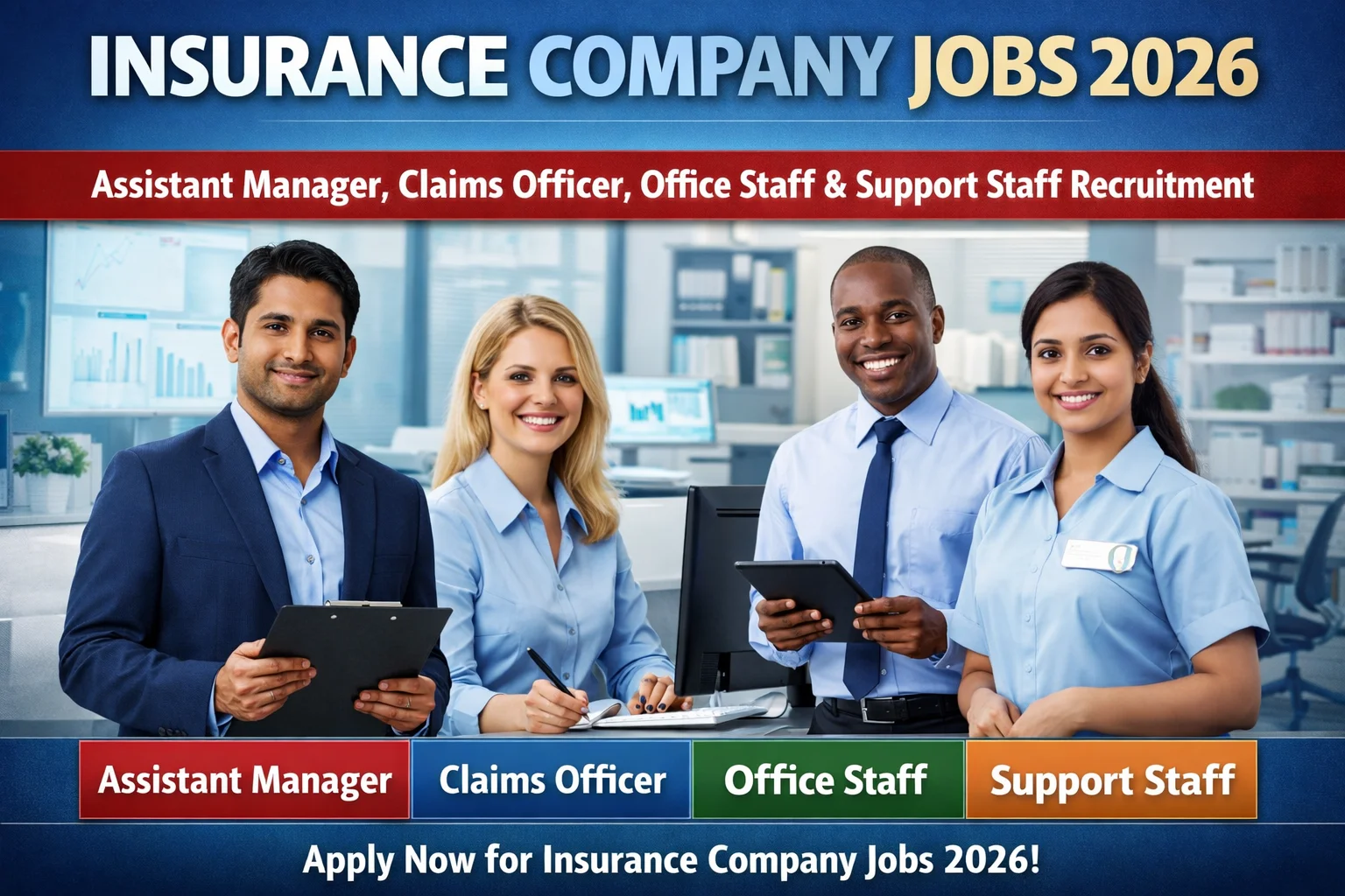 Insurance Company Jobs 2026: Your Post-Graduation Guide to Assistant Manager, Claims Officer, Office Staff and Support Staff Careers